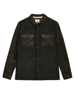 AKOscar Cord Mix Overshirt 